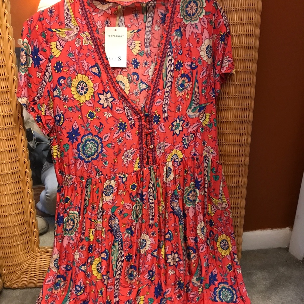 Pretty printed boho dress🌺